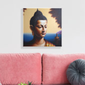lord buddha oil schilderij canvas afdruk (Insitu (Woonkamer))
