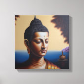 lord buddha oil schilderij canvas afdruk (Voorkant)