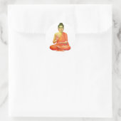 Lord Buddha Ronde Sticker (Tas)