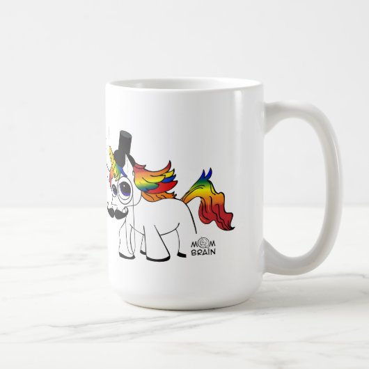 Lord Burgess Atwood's Magical Unicorn Coffee Koffiemok (Rechts)