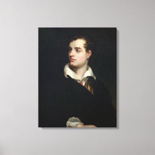 Lord Byron (door Laslett John Pott) Canvas Afdruk