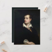 Lord Byron (door Laslett John Pott) Kaart (Voorkant / Achterkant in situ)