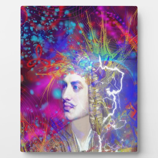 Lord Byron Plaque Fotoplaat (Voorkant)