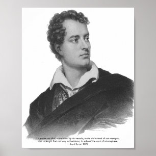 Lord Byron, Space Quote, Poster