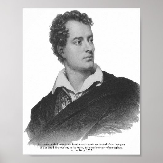 Lord Byron, Space Quote, Poster (Voorkant)