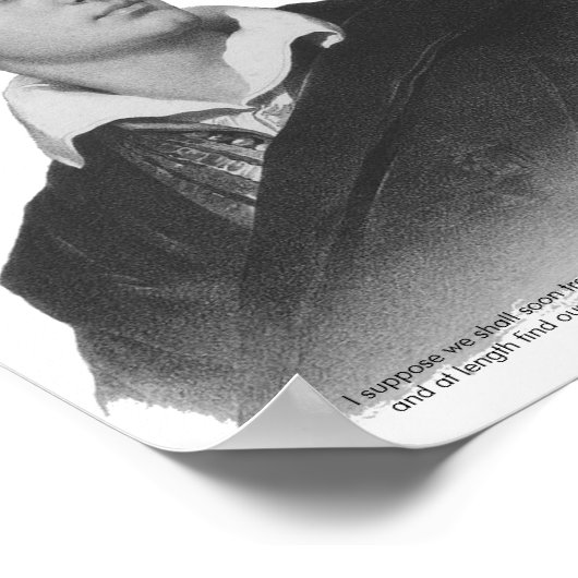 Lord Byron, Space Quote, Poster (Hoek)