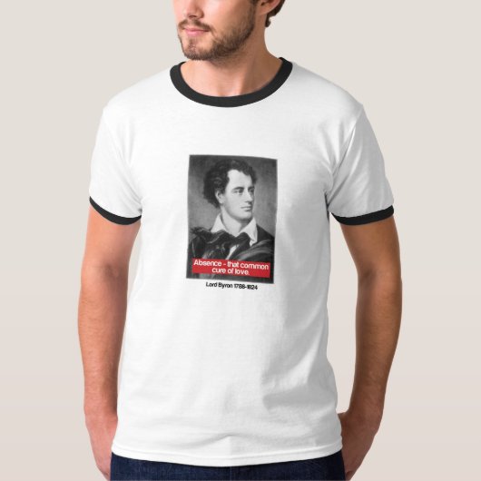 Lord Byron T-short voor liefhebbers T-shirt (Voorkant)