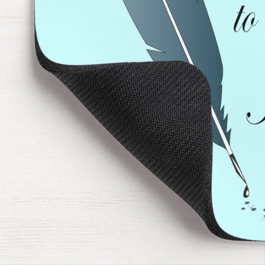 Lord Byron Writing Quote Computer Reading Gift Muismat (Hoek)