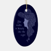 Lord Byron's Lady Keramisch Ornament (Rechts)