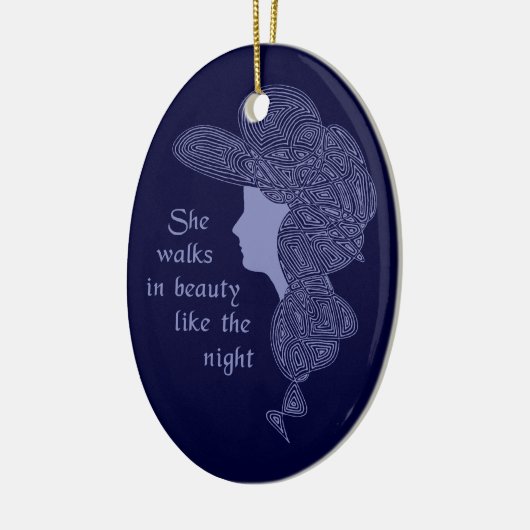 Lord Byron's Lady Keramisch Ornament (Links)