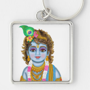 Lord Child Krishna Sleutelhanger