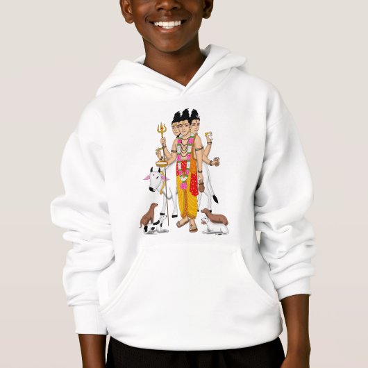 Lord Dattatreya Hoodie (Voorkant)