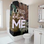 Lord Deliver Me - Floral Douchegordijn (In situ)