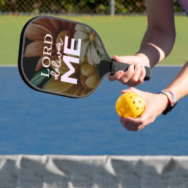 Lord Deliver Me - Floral Pickleball Paddle