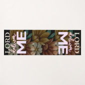 Lord Deliver Me - Floral Yogamat (Voorkant (horizontaal))