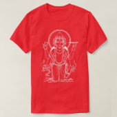 Lord Dhanvantari white T-shirt (Design voorkant)