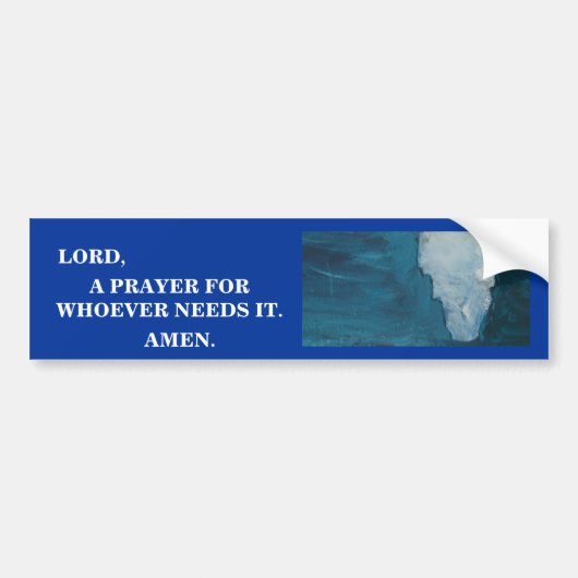 LORD, EEN PRAYER BUMPERSTICKER (Voorkant)