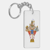 Lord Ekpada Shiva Keychain (Voorkant Links)