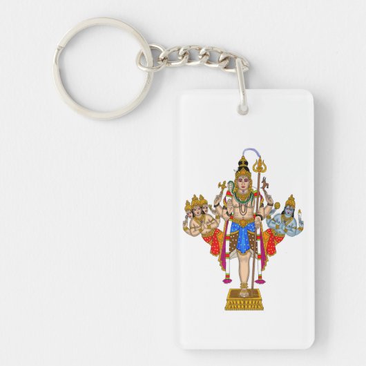 Lord Ekpada Shiva Keychain (Voorkant)