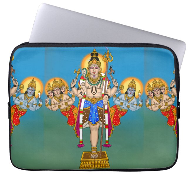 Lord Ekpada Shiva Laptop Cover Laptop Sleeve (Voorkant)