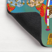 Lord Ekpada (Shiva) Mouse Pad Muismat (Hoek)