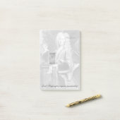 Lord F. vereist punctualiteit! Funny Perfectionism Post-it® Notes (Op bureau)