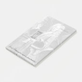 Lord F. vereist punctualiteit! Funny Perfectionism Post-it® Notes (Schuin)