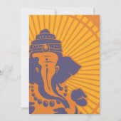 Lord Ganesh Bridal Shower Uitnodiging (Voorkant)