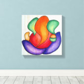 Lord Ganesh Canvas Afdruk (Insitu (Houten vloer))