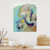 Lord Ganesh Elephant Buddha Poster (Keuken)