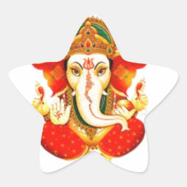 Lord Ganesh Goddelijke Olifant Gezicht God Sticker
