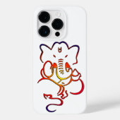 Lord Ganesh Hindu God Grafisch ontwerp iPhone Case (Achterkant)