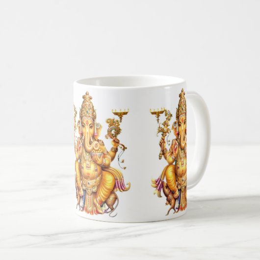 LORD GANESH HINDU GOD KOFFIEMOK (Voorkant rechts)