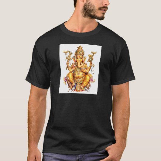 LORD GANESH HINDU GOD T-SHIRT (Voorkant)