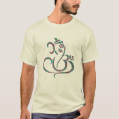Lord Ganesh Hindu God van het T-shirt van rijkdom  (Voorkant)