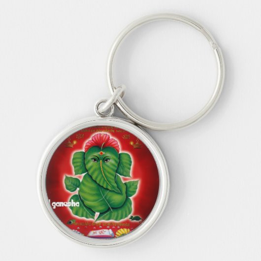 Lord Ganesh Key-chain Sleutelhanger (Voorkant)