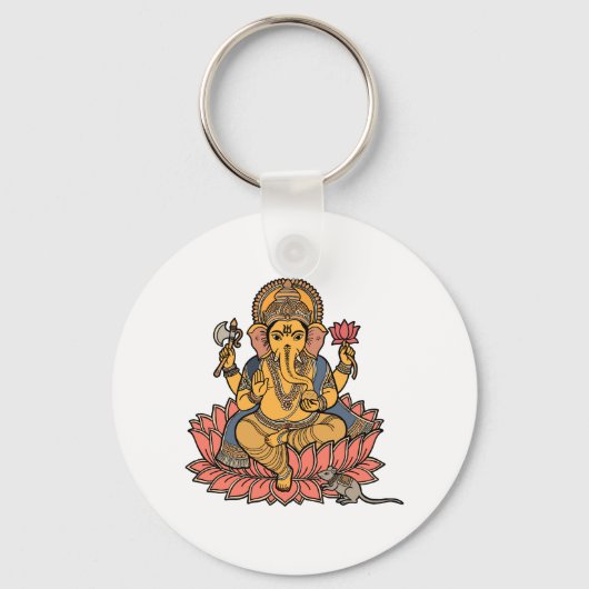 Lord Ganesh Sleutelhanger (Achterkant)
