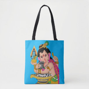 Lord Ganesha boodschappentas Tote Bag