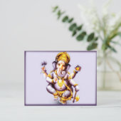 Lord Ganesha Briefkaart (Staand voorkant)