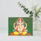Lord Ganesha Briefkaart (Staand voorkant)