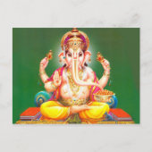Lord Ganesha Briefkaart (Voorkant)