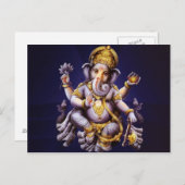 Lord Ganesha Briefkaart (Voorkant / Achterkant)