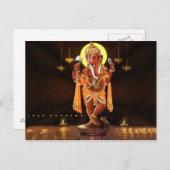 Lord Ganesha Briefkaart (Voorkant / Achterkant)