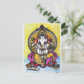 Lord Ganesha Briefkaart (Staand voorkant)