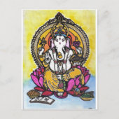 Lord Ganesha Briefkaart (Voorkant)