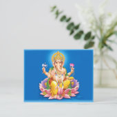 Lord Ganesha Briefkaart (Staand voorkant)