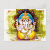 Lord Ganesha Briefkaart (Voorkant)