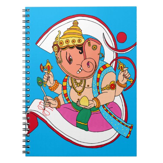 Lord Ganesha Briefpapier Notitieboek (Voorkant)