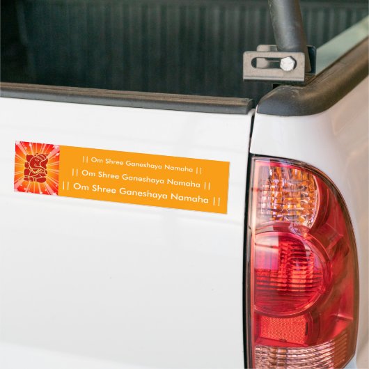 Lord Ganesha Bumpersticker (Op Truck)
