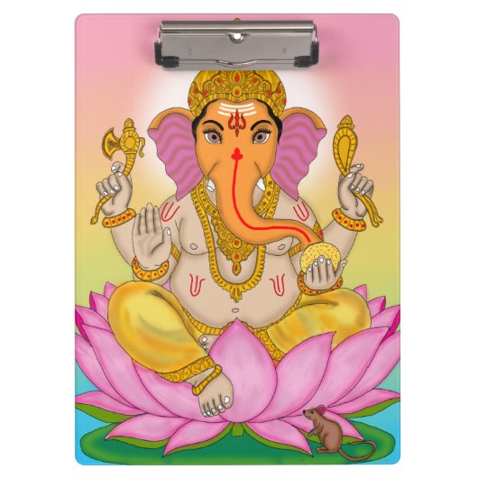 Lord Ganesha Clip Board Klembord (Voorkant)